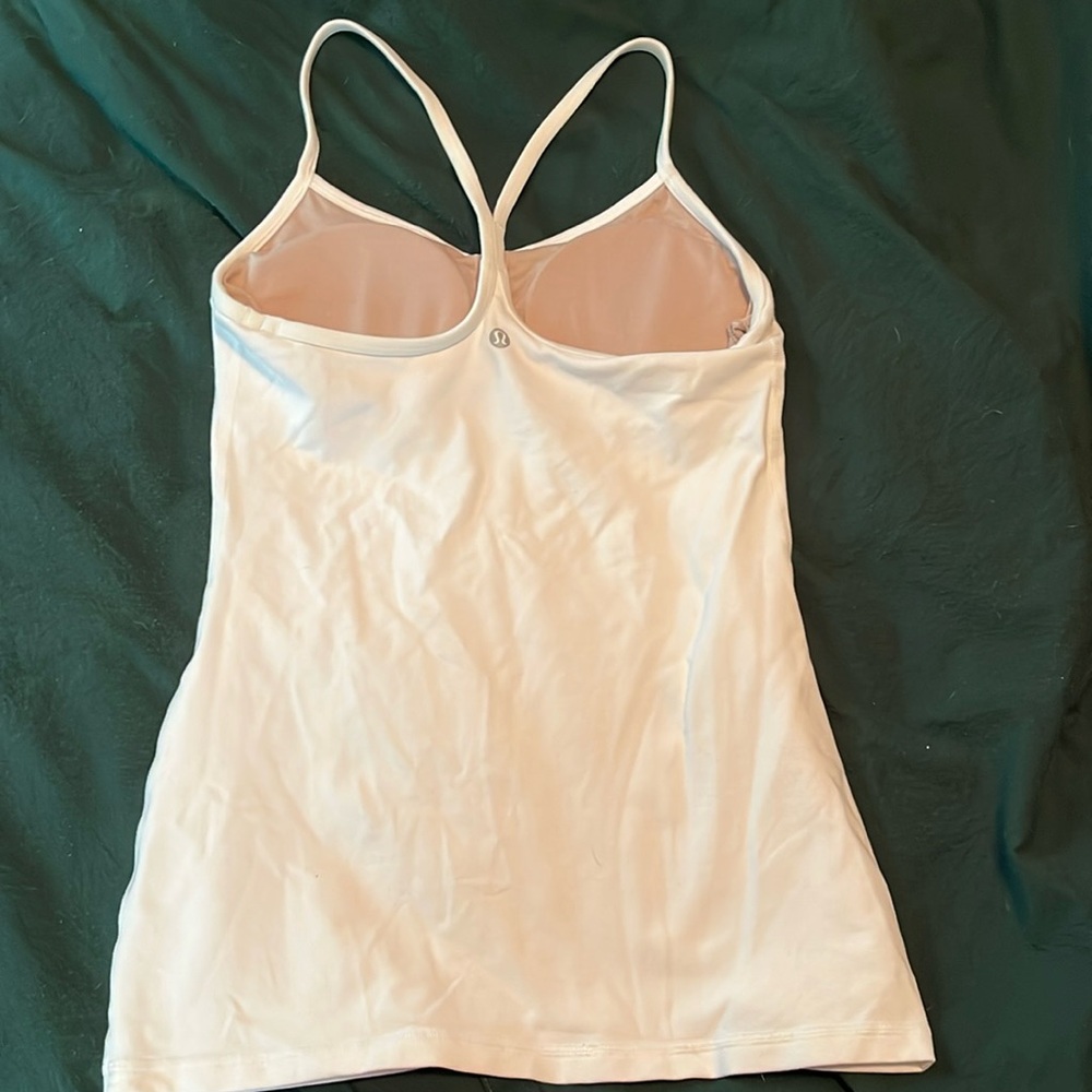 lululemon athletica | White Tank Top | Size 6